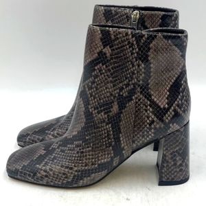 NTW Marc Fisher Reptile Print Boot 6.5